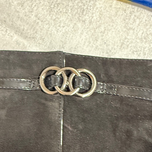 Bandolino Black Heeled Boots with Buckle Detail - Picture 3 of 8